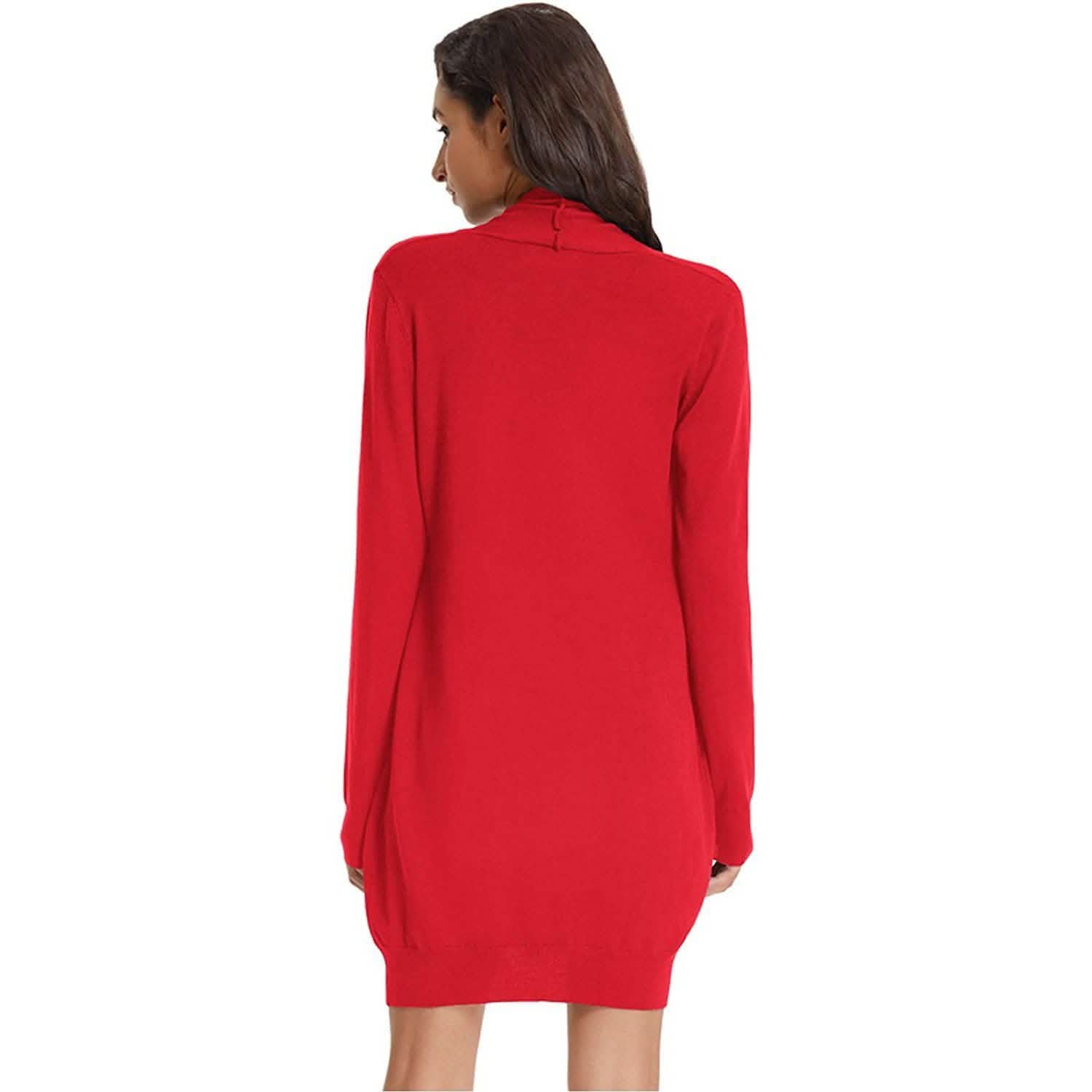 Women's Essential Solid Open Front Long Knited Cardigan Sweater DailySale