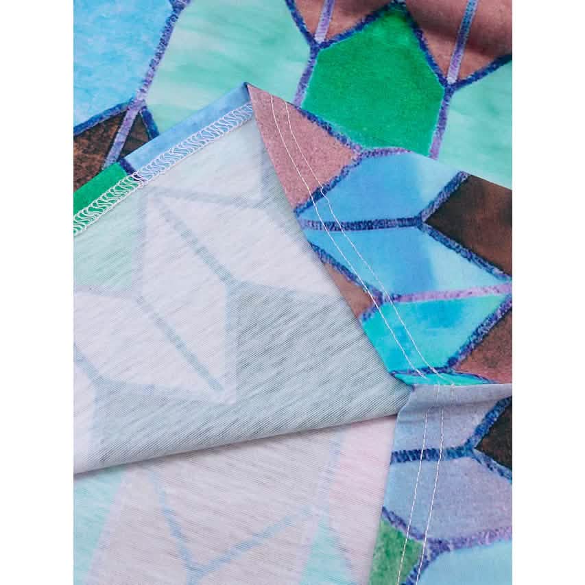 Women's Everyday V Neck Printed Long Sleeves DailySale