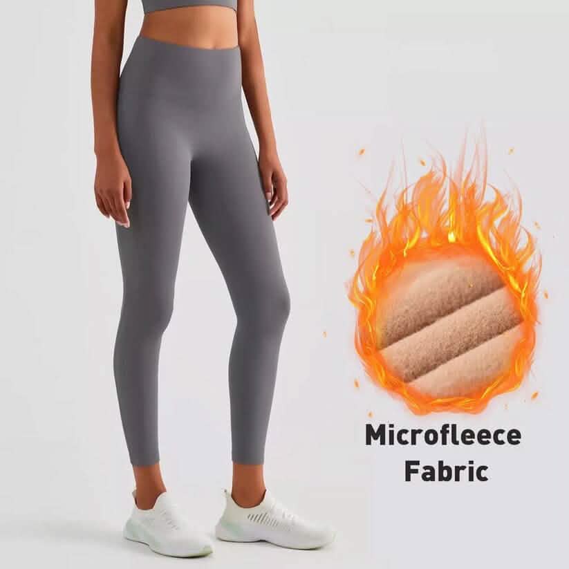 Women's Extra 220g Fleece Leggings High Waist Stretchy Warm Leggings (One Size) DailySale