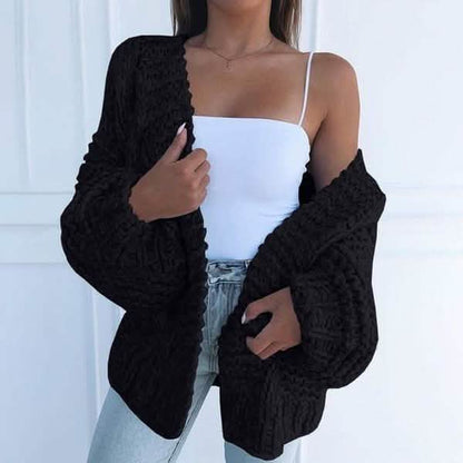Women's Fashion Cable Knit Cardigan DailySale
