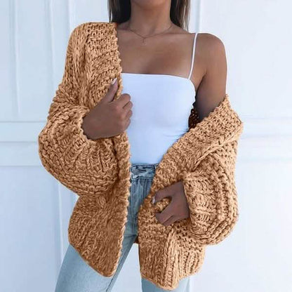 Women's Fashion Cable Knit Cardigan DailySale