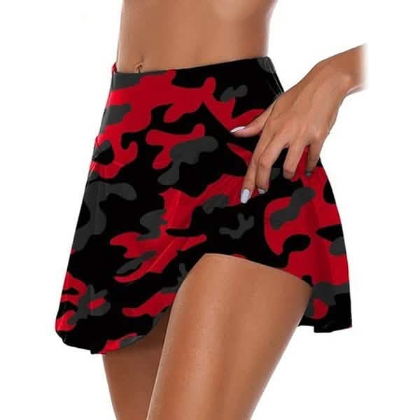 Women's Fashion Camouflage Print Athletic Skirt DailySale