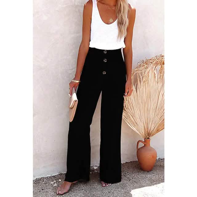 Women's Fashion Culottes Wide Leg Pants DailySale
