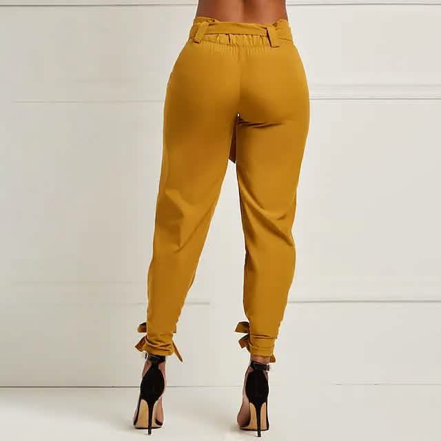 Women's Fashion Drawstring Ankle Trousers DailySale