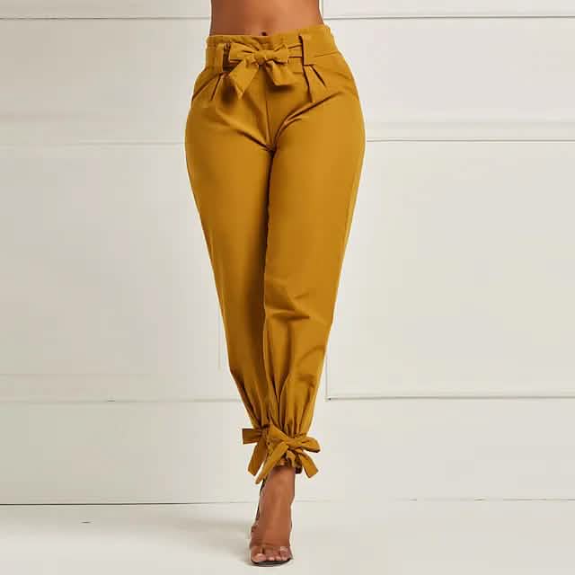 Women's Fashion Drawstring Ankle Trousers DailySale