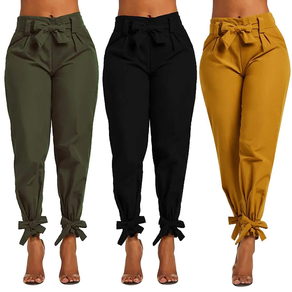 Women's Fashion Drawstring Ankle Trousers DailySale
