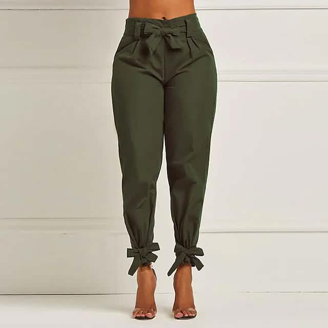 Women's Fashion Drawstring Ankle Trousers DailySale