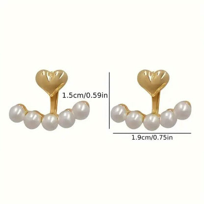 Women's Fashion Earrings Bohemian Style Imitation Pearl Inlay DailySale
