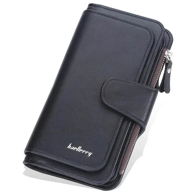 Women's Fashion Faux Leather Wallet with Card Slots & ID Window DailySale