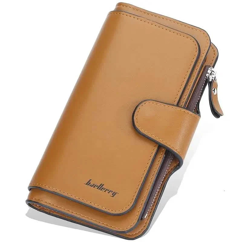 Women's Fashion Faux Leather Wallet with Card Slots & ID Window DailySale
