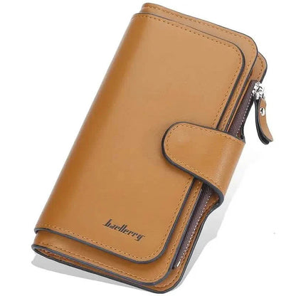 Women's Fashion Faux Leather Wallet with Card Slots & ID Window DailySale
