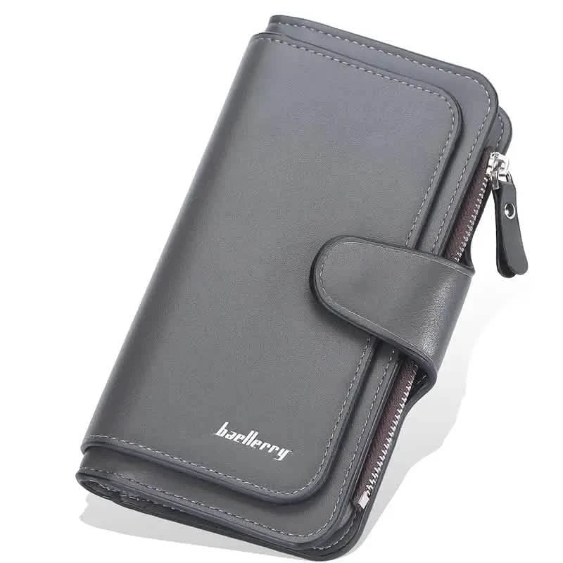 Women's Fashion Faux Leather Wallet with Card Slots & ID Window DailySale