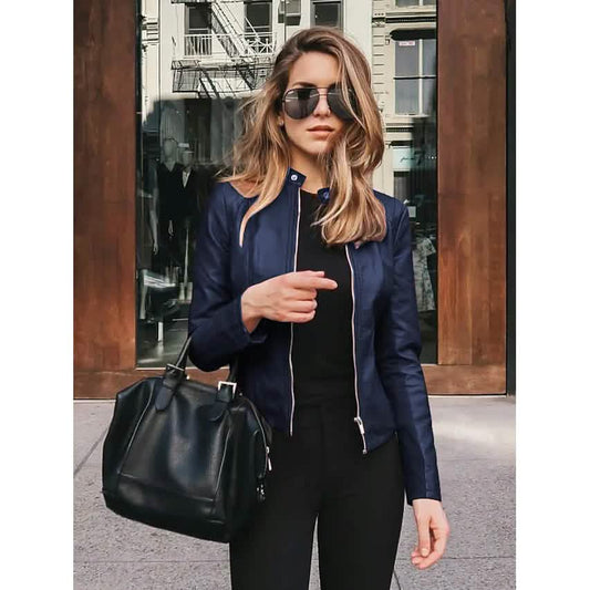 Women's Faux Leather Jacket DailySale
