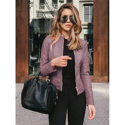 Women's Faux Leather Jacket DailySale