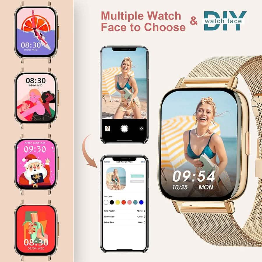 Women's Fitness Tracker with Blood Pressure & Heart Rate Monitor DailySale