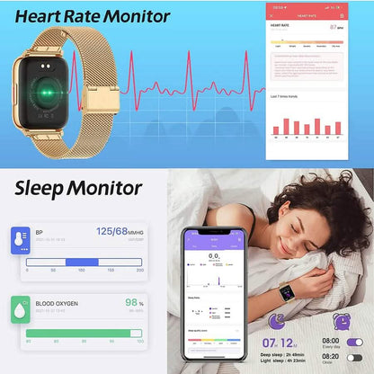 Women's Fitness Tracker with Blood Pressure & Heart Rate Monitor DailySale