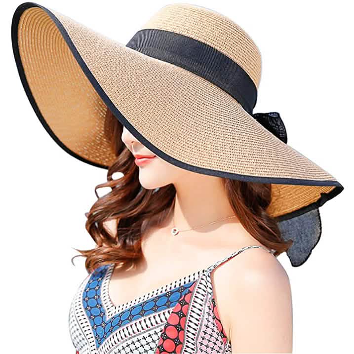 Women's Floppy Wide Brim Beach Hat DailySale