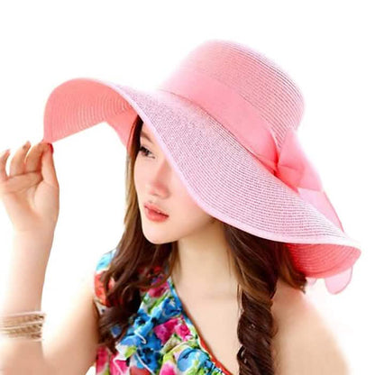Women's Floppy Wide Brim Beach Hat DailySale