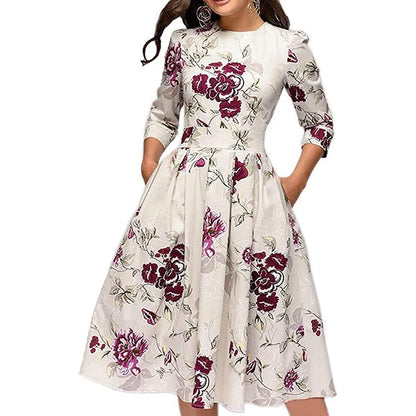 Women's Floral Vintage Dress DailySale