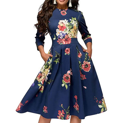 Women's Floral Vintage Dress DailySale