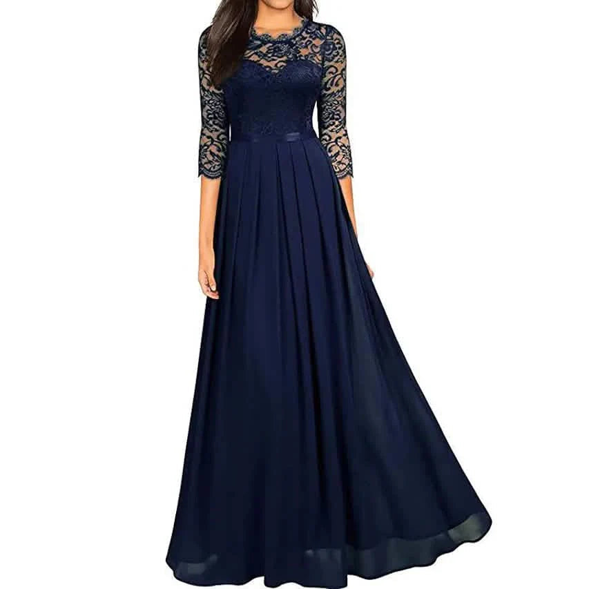 Womens Formal Party Lace Long Maxi Dress DailySale