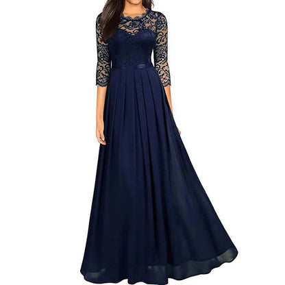 Womens Formal Party Lace Long Maxi Dress DailySale