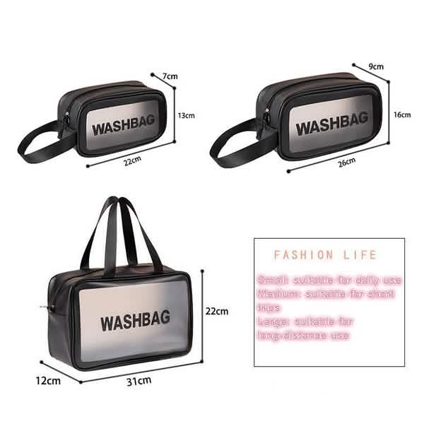 Women's Frosted Waterproof Cosmetic Bag DailySale