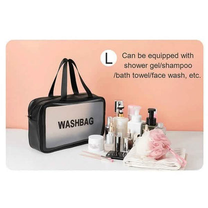 Women's Frosted Waterproof Cosmetic Bag DailySale