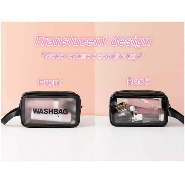 Women's Frosted Waterproof Cosmetic Bag DailySale