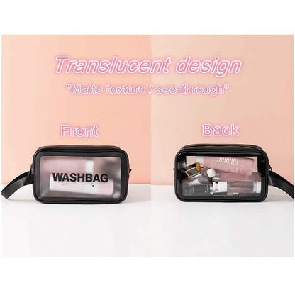 Women's Frosted Waterproof Cosmetic Bag DailySale