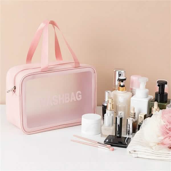 Women's Frosted Waterproof Cosmetic Bag DailySale