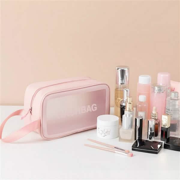 Women's Frosted Waterproof Cosmetic Bag DailySale