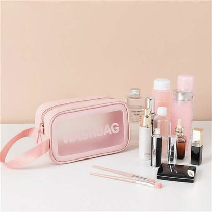 Women's Frosted Waterproof Cosmetic Bag DailySale