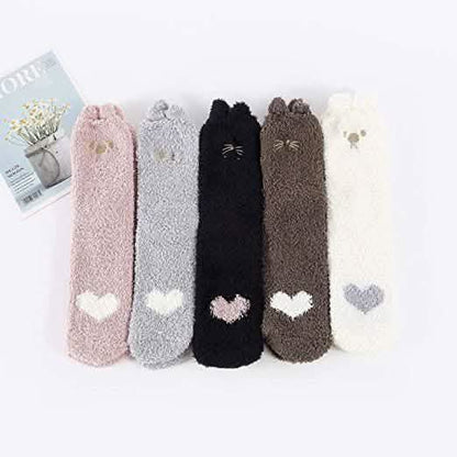 Women's Fuzzy Winter Socks DailySale