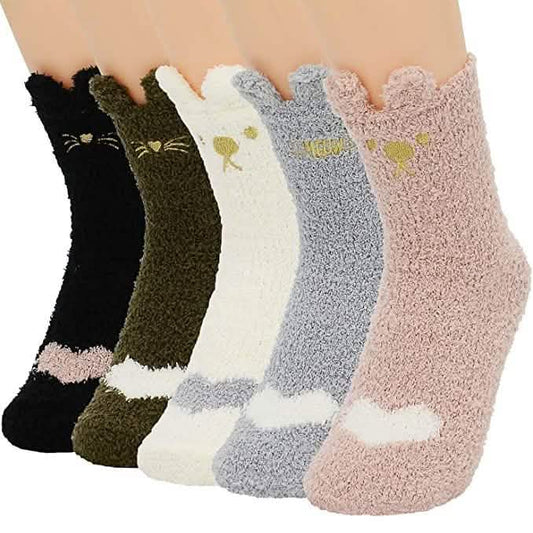 Women's Fuzzy Winter Socks DailySale