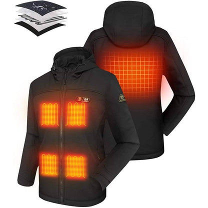 Women’s Heated Jacket Soft Shell with Hand Warmer DailySale