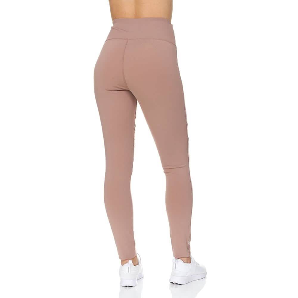 Women's High Waist Active Full Length Leggings With Lazer Cut Mesh DailySale