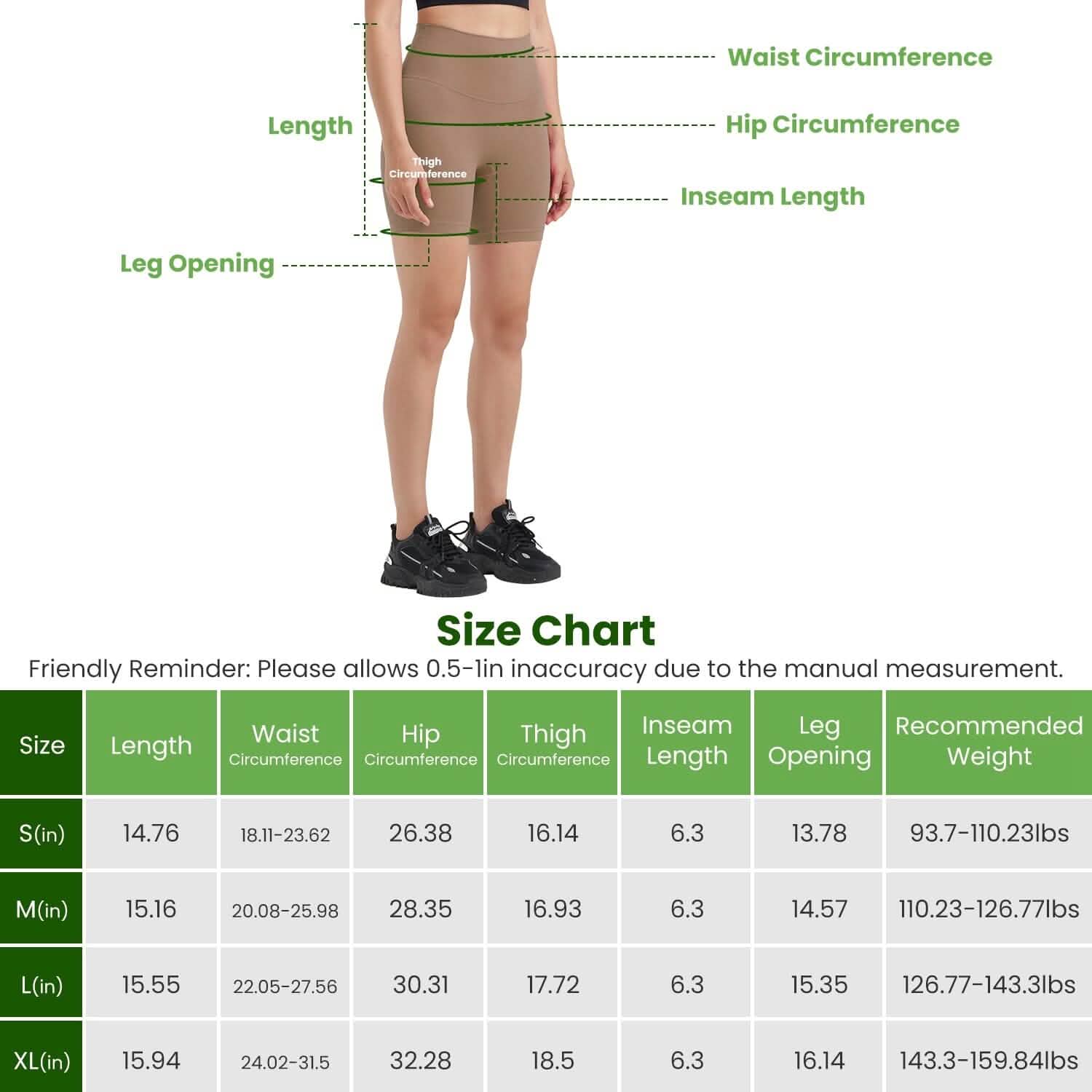 Women's High Waist Biker Shorts DailySale