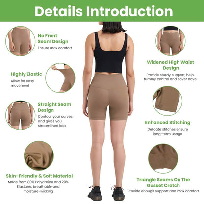 Women's High Waist Biker Shorts DailySale