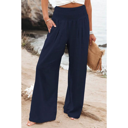 Women's High Waist Loose Wide Leg Pants DailySale
