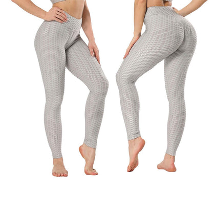 Women's High Waist Textured Butt Lifting Slimming Workout Leggings Tights Pants DailySale