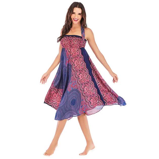 Women's High Waist Yoga Skirt Gypsy Dress DailySale