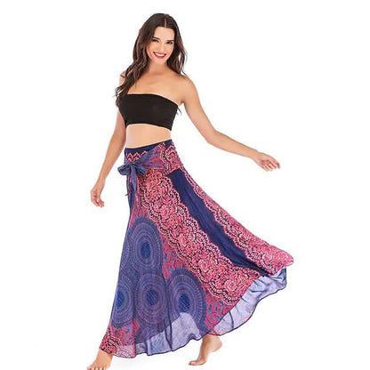 Women's High Waist Yoga Skirt Gypsy Dress DailySale
