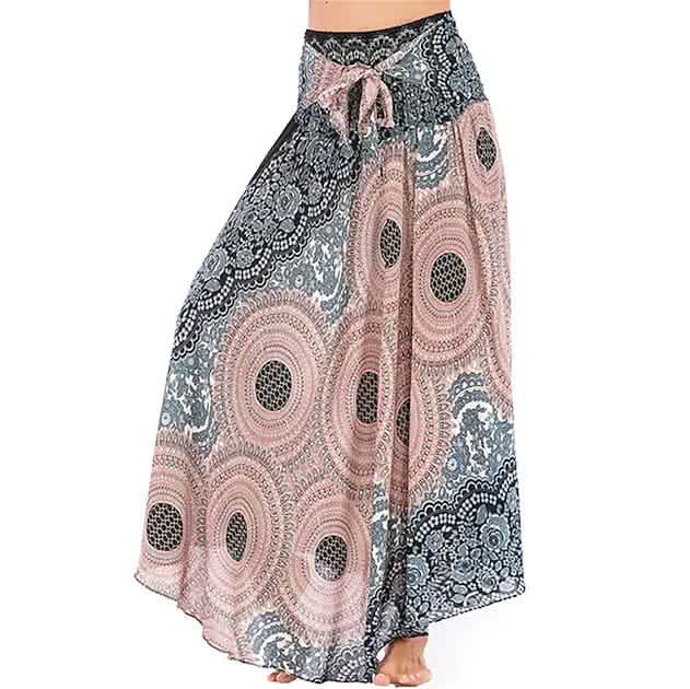 Women's High Waist Yoga Skirt Gypsy Dress DailySale