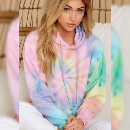 Women's Hoodie Pullover Tie Dye Hoodies DailySale