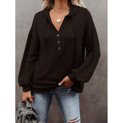 Women's Hoodie Sweatshirt Solid Color DailySale