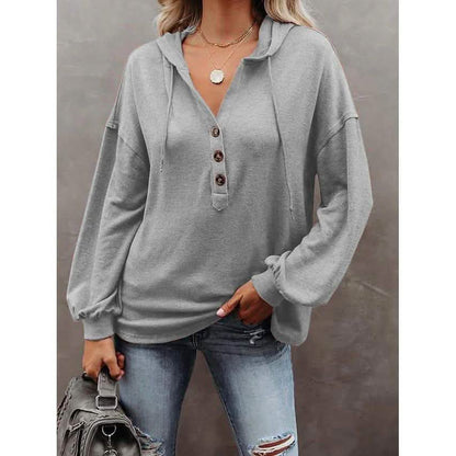 Women's Hoodie Sweatshirt Solid Color DailySale