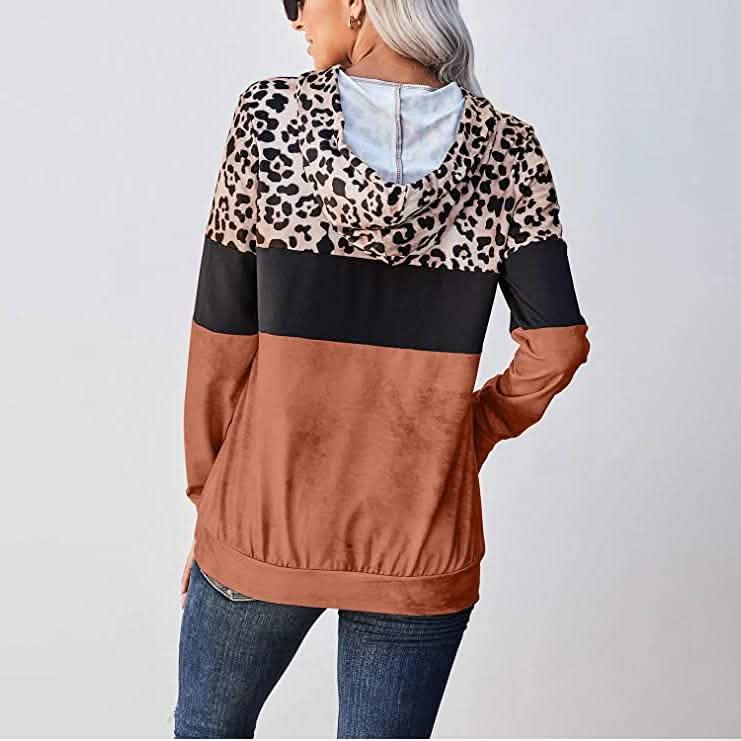 Women's Hoodie Sweatshirts Casual Animal Print DailySale