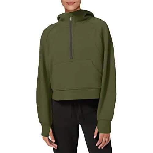 Women's Hoodies Fleece Lined Collar Pullover DailySale