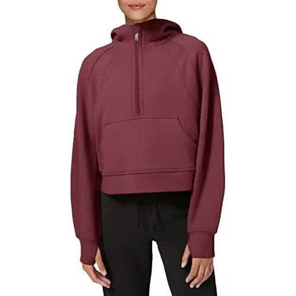 Women's Hoodies Fleece Lined Collar Pullover DailySale